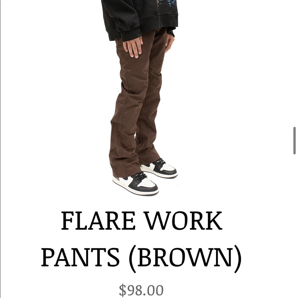 Mint crew work pant size 30 men’s brown